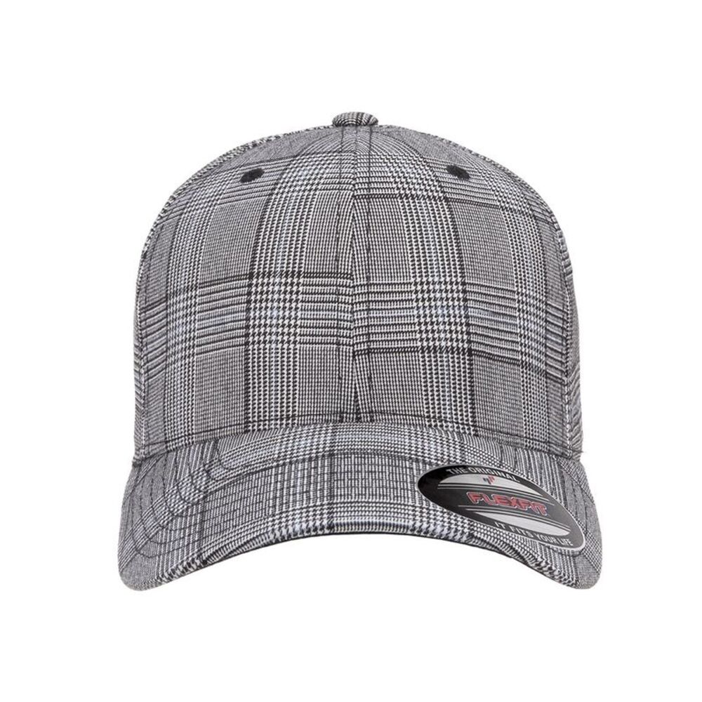 Flexfit By Yupoong Glen Check Cap / Black/White
